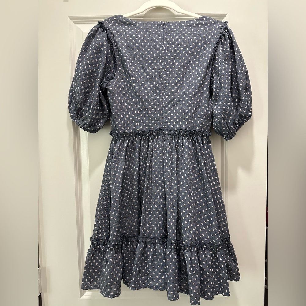 Hello Molly Blue Patterned Mini Dress - Picture 8 of 8